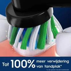 Outlet Oral-B Cross Action Opzetborstels Zwart - 4 Stuks
