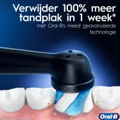 New Oral-B iO 3 Duo Zwart & Blauw 2 Elektrische Tandenborstels