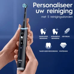 Clearance Oral-B iO 6 Duo Zwart & Roze 2 Elektrische Tandenborstels