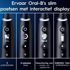 Clearance Oral-B iO 6 Duo Zwart & Roze 2 Elektrische Tandenborstels