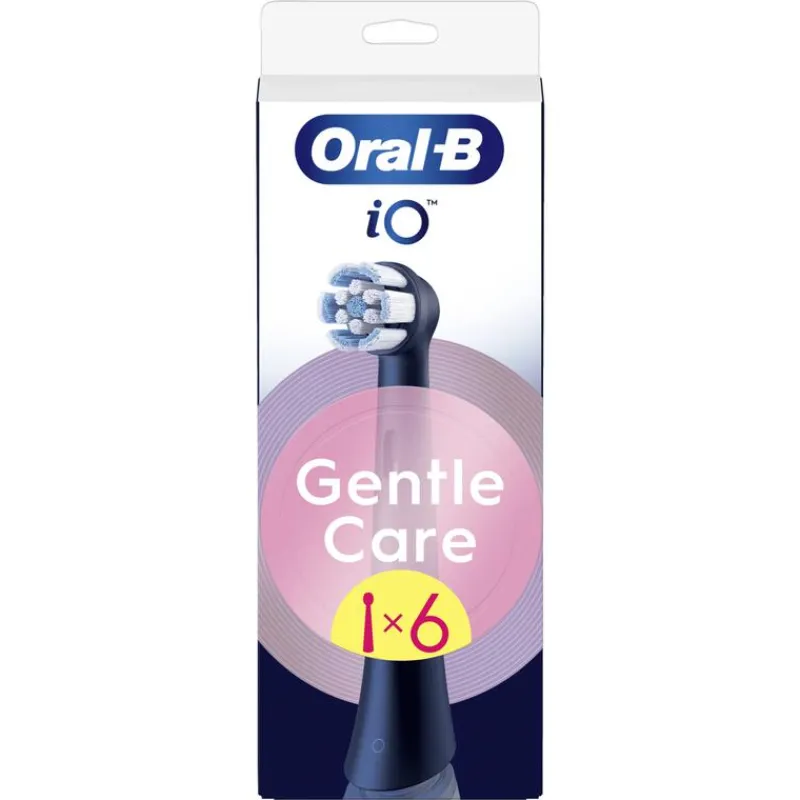 Oral-B iO Gentle Care Opzetborstels Zwart 6 Stuks 26