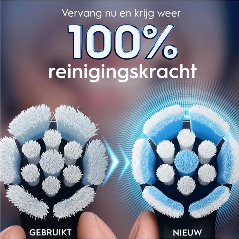 Oral-B iO Gentle Care Opzetborstels Zwart 6 Stuks 26