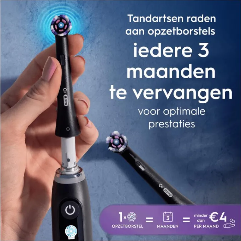 Online Oral-B iO Radiant White Opzetborstels Zwart 4 Stuks 26
