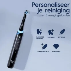 Online Oral-B iO 5S Duo Zwart & Wit 2 Elektrische Tandenborstels