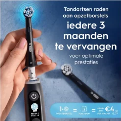Outlet Oral-B iO Ultimate Clean Opzetborstels Zwart 2 Stuks 26