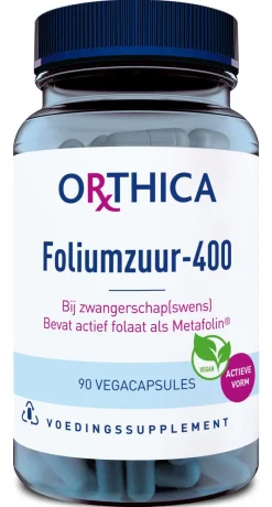 Discount Orthica foliumzuur-400 90 caps