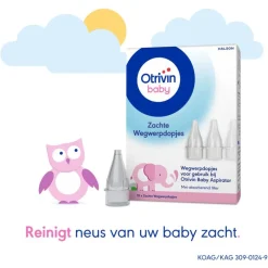 Clearance OtriCare Baby wegwerpdopjes bij Aspirator neusjesreiniger 10 stuks