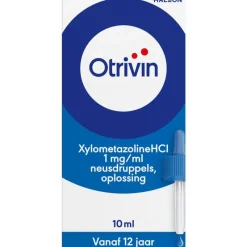Online Otrivin Xylometazoline HCI 1 mg/ml Neusdruppels bij een Verstopte Neus 10 ML