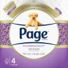 New Page Kussenzacht Design Toiletpapier 4 rollen