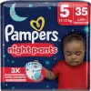 Sale Pampers Baby Dry Night Pants Luierbroekjes Maat 5 11-17 KG 35 Stuks