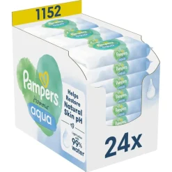 Discount Pampers Harmonie Aqua Billendoekjes 24x48 Stuks