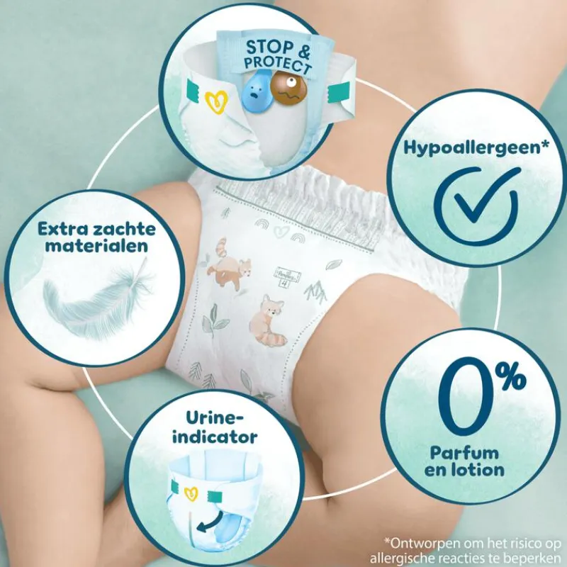 New Pampers Harmonie Luiers Maat 1 2-5 KG 22 Stuks