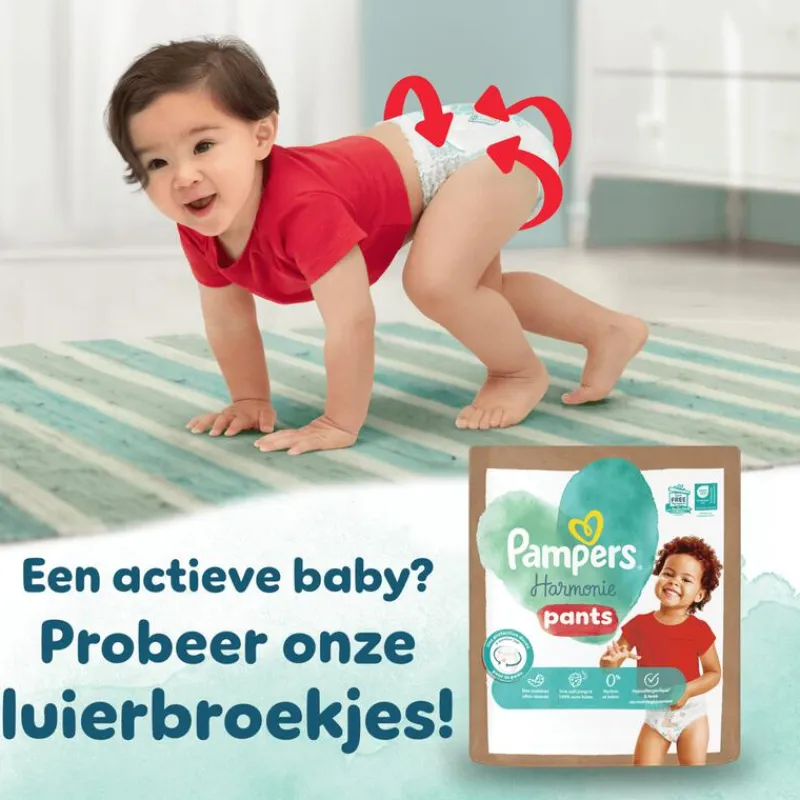 New Pampers Harmonie Luiers Maat 1 2-5 KG 22 Stuks
