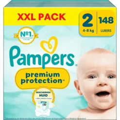 Online Pampers Premium Protection XXL Pack Luiers Maat 2 4-8 KG 148 Stuks