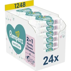 Discount Pampers Sensitive Billendoekjes 0% Plastic 24x52 Stuks