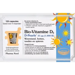 Hot Pharma Nord Bio-Vitamine D3 25μg 1.000IE 120 Capsules