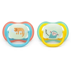 Philips Avent Fopspeen Ultra Air Night 18M+ Double Pack - SCF376/32