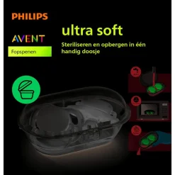 Best Philips Avent Fopspeen Ultra Soft 0-6M Double Pack, mixed - SCF091/39