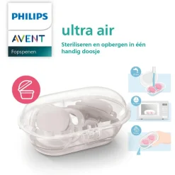 Clearance Philips Avent Fopspeen Ultra Air Day 6-18M Double Pack, mixed - SCF087/14