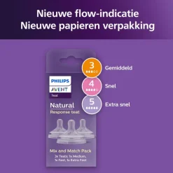 Discount Philips Avent Natural Response Flesspeen Mix&Match 1m+SCY906/03