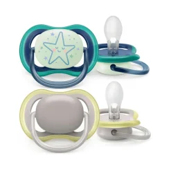 Best Philips Avent Ultra Air Day and Night – Fopspeenset – 2 stuks – 6-18 mnd - SCF087/18