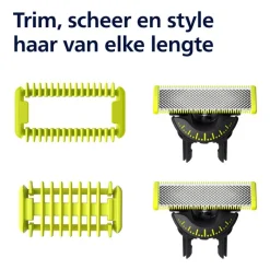 New Philips OneBlade 360 Vervangmesjes + Body kit - QP624/50
