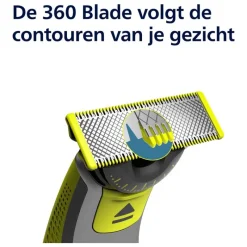 New Philips OneBlade 360 Vervangmesjes + Body kit - QP624/50
