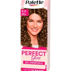 New Poly Palette Perfecte Gloss Color Haarverf 6-0 Licht Bruin 6-0 Lichtbruin