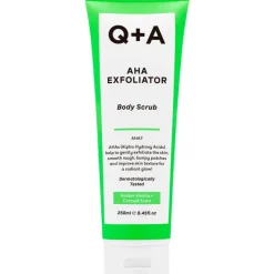 Clearance Q+A AHA Exfoliator Body Scrub 250ML
