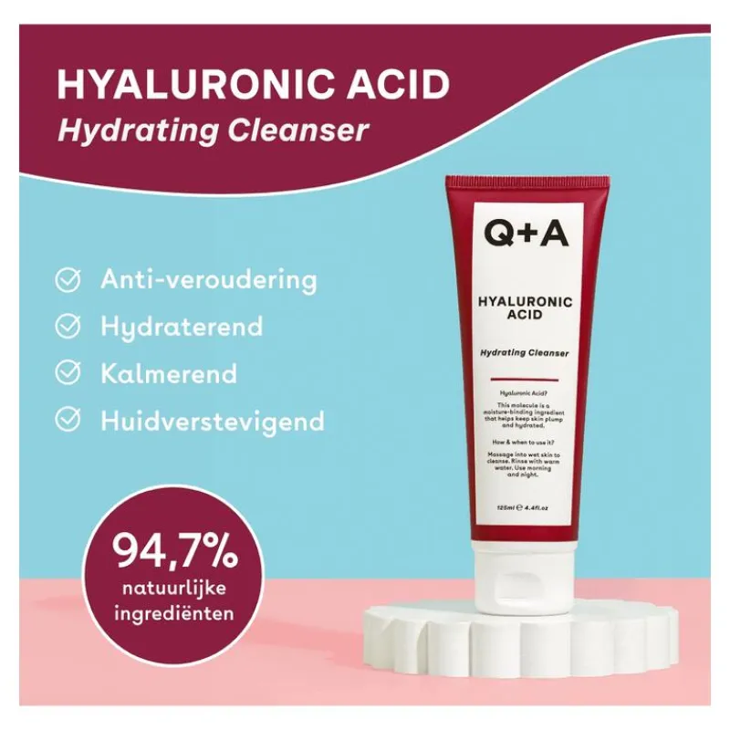 Clearance Q+A Hyaluronic Acid Gel Cleanser 125 ML