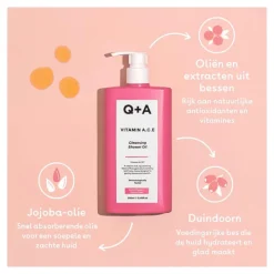 Best Q+A Vitamin A.C.E Cleansing Shower Oil 250 ML