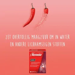 Best Rennie Anijs Kauwtabletten Bij Brandend Maagzuur 24 stuks