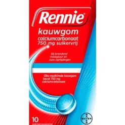 Clearance Rennie Kauwgom Suikervrij 10 stuks