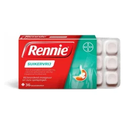 Sale Rennie Suikervrij Kauwtabletten Bij Brandend Maagzuur 36 Stuks