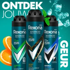 Discount Rexona Men Advanced Protection Sport Cool Deodorant Spray 150 ML