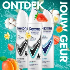 Online Rexona Woman Advanced Protection Invisible Aqua Deodorant Spray 150 ML