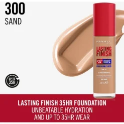 Hot Rimmel London Rimmel Lasting Finish 35Hr Foundation 300 Sand
