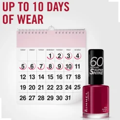 Best Rimmel London 60 Seconds Super Shine nagellak 320 Rapid Ruby 320 - Rapid Ruby
