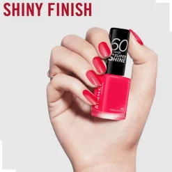 New Rimmel London 60 Seconds Super Shine Nagellak 430 Coralicious 430 - Coralicious