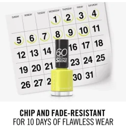 Discount Rimmel London 60 Seconds Supershine Nagellak - Geel - 155 Beach Breeze Please