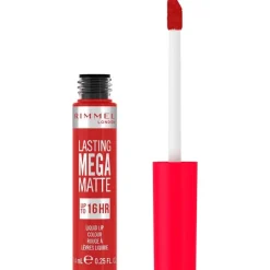 Hot Rimmel London Lasting Mega Matte Liquid Lipstick 500Fire Starter 500 Fire Starter