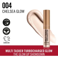 Sale Rimmel London Multi Tasker Turbocharged Glow Liquid Illuminator Highlighter - Creme - 004 Chelsea Glow