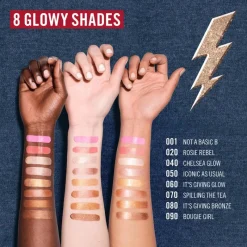 Sale Rimmel London Multitasker Turbocharged Glow Liquid Illuminator Blush - Roze - 001 Not a Basic B