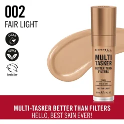 Discount Rimmel London Multi-Tasker Better Than Filters Primer 002 Fair Light