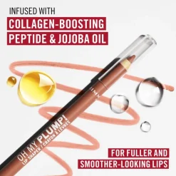 New Rimmel London Oh My Plump! Lip Liner - Roze - 020 Bougie