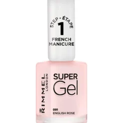 New Rimmel London Super Gel French Manicure 091 English Rose