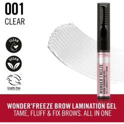 Hot Rimmel London Wonder'freeze Wenkbrauwgel 6 G 001 Clear
