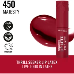 Best Rimmel London Rimmel Thrill Seeker Lip Latex 450 Majesty
