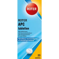 Clearance Roter APC 20 tabletten