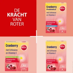 Hot Roter Cranberry + Probiotica 30 Stuks